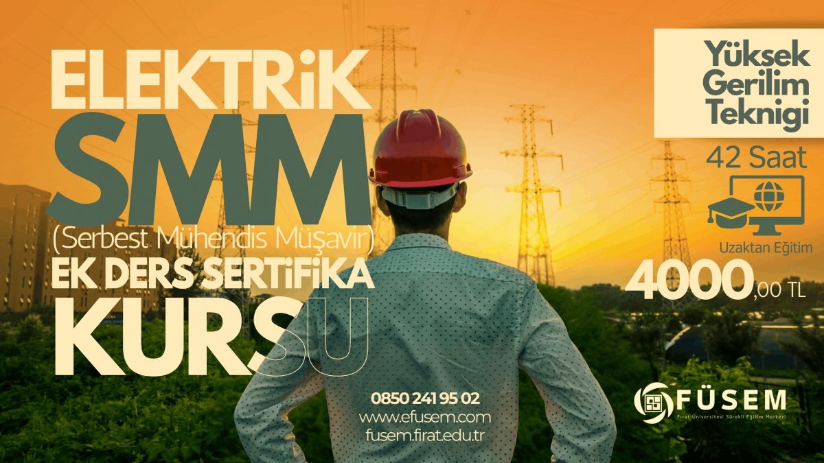 Elektrik SMM (Serbest Mühendis Müşavir) Ek Ders Sertifika Kursu Hakkında