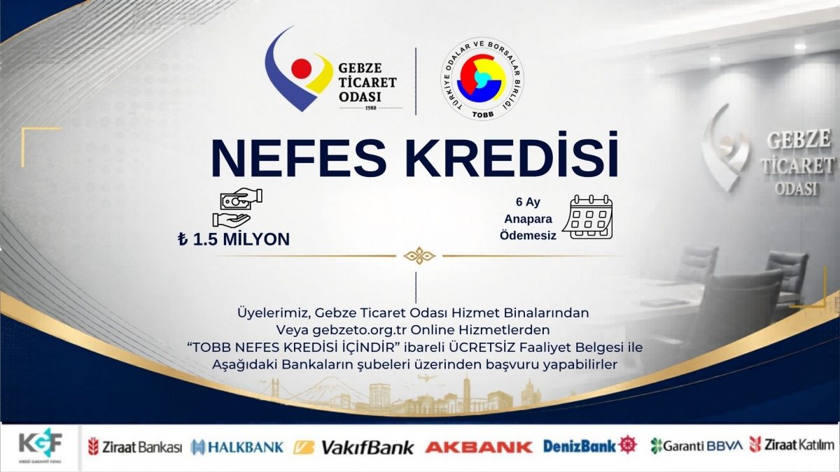NEFES KREDİSİ BAŞLIYOR!